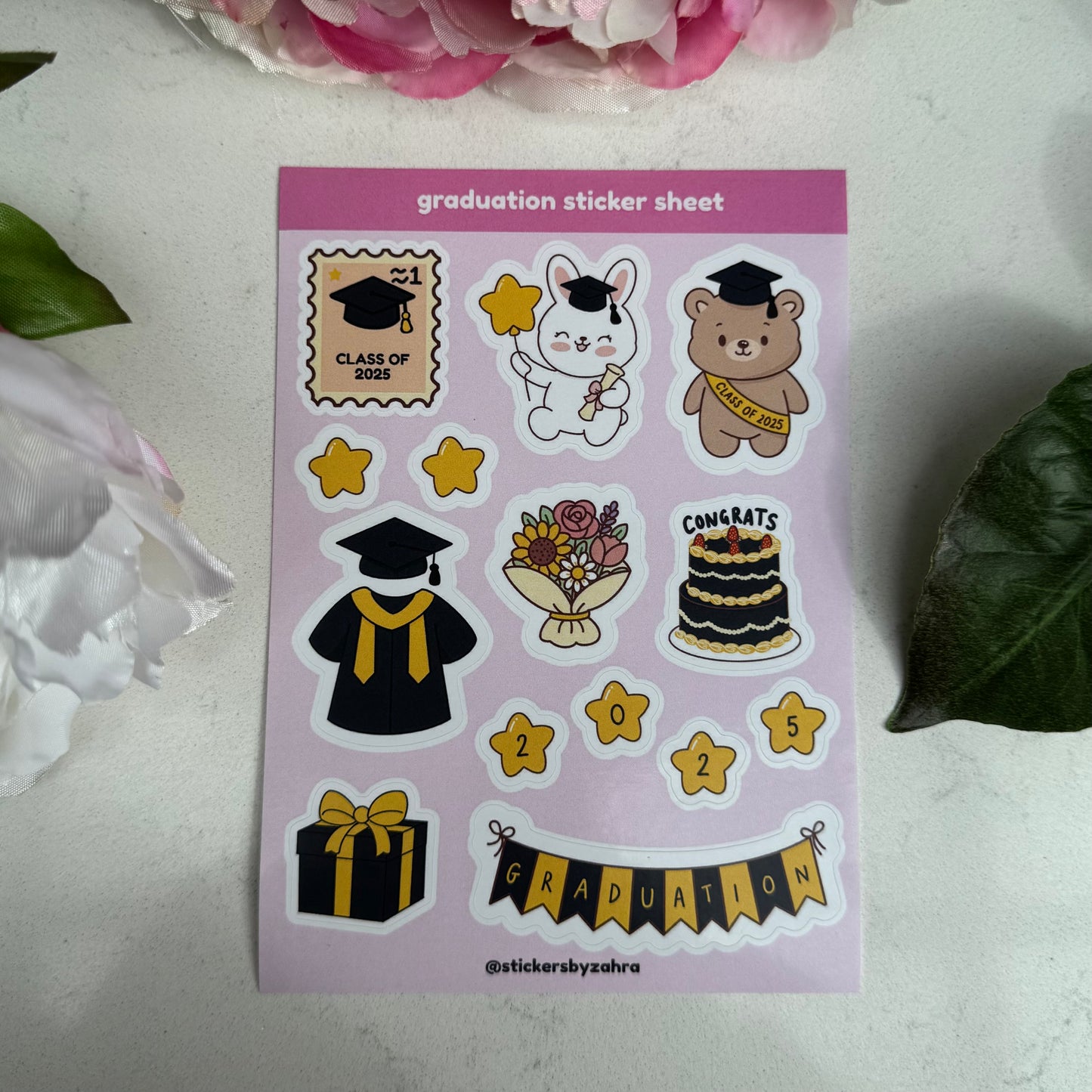 Graduation 2025 Sticker Sheet