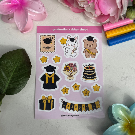 Graduation 2025 Sticker Sheet