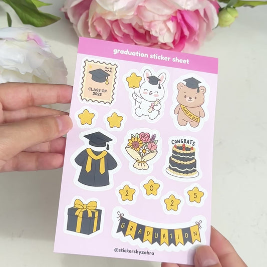 Graduation 2025 Sticker Sheet